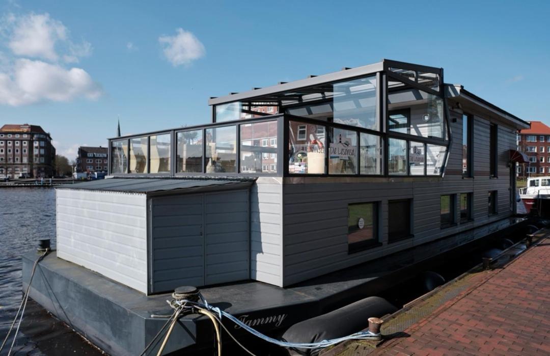 Hausboot Die Leseinsel Эмден Экстерьер фото